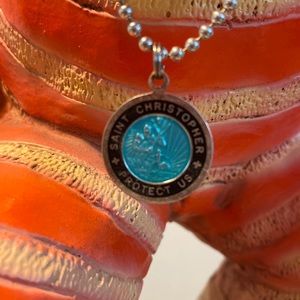 Saint Christopher Surfer Medal